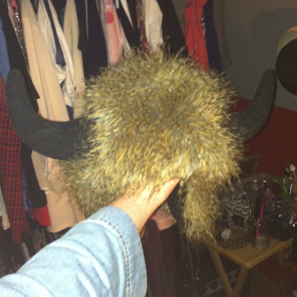 Awesome animal horn hat :)