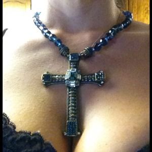 Reserved - Authentic Heidi Daus Cross Necklace