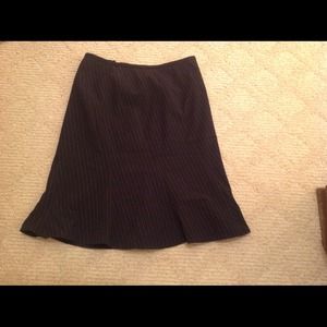 Pin stripe skirt