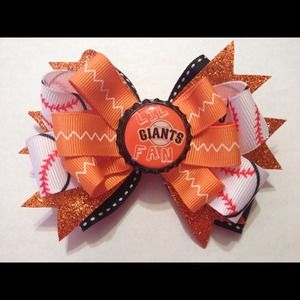 ⚾Giants Baseball Bow⚾