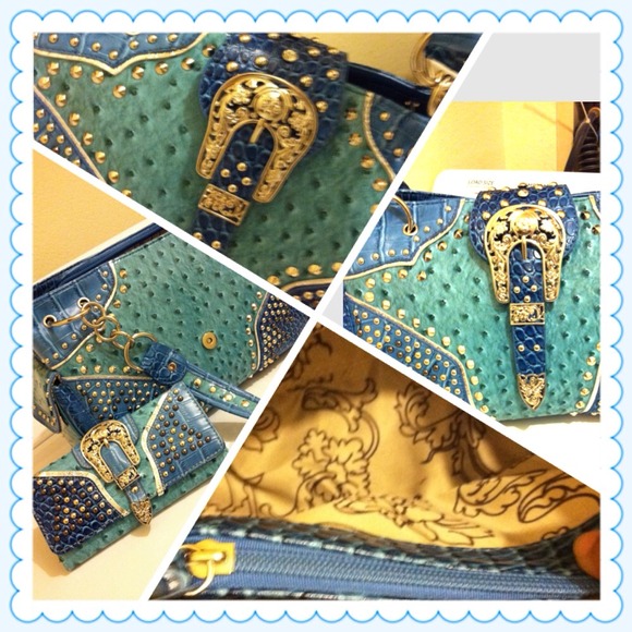 Ostrich handbag