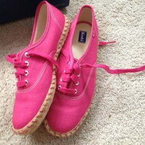 ⚡FLASH SALE Keds Champ Jute shoes in Fuchsia--SZ 8