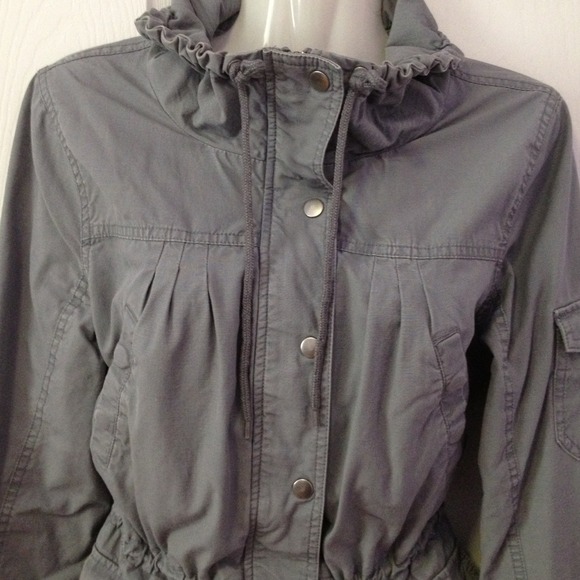 Washed Out Grey Light Jacket - Picture 2 of 3