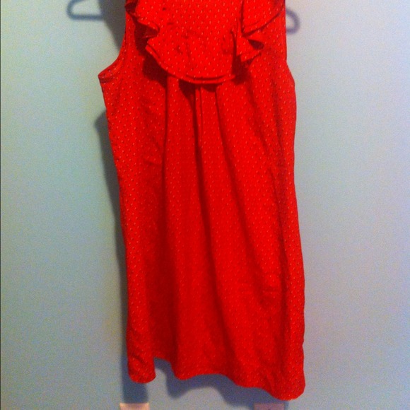 EUC Forever21 Red Dot Dress size L - Picture 3 of 4