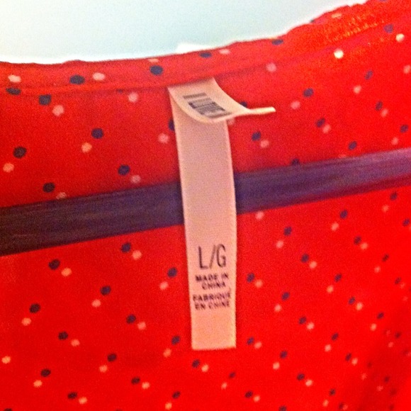 EUC Forever21 Red Dot Dress size L - Picture 4 of 4