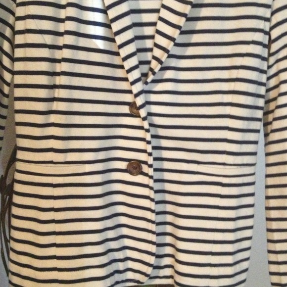 🙅BUNDLED🙅JCrew Factory striped blazer - Picture 3 of 4