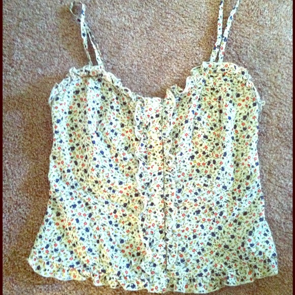 REDUCED!!!!!!!!!!!!Nordstrom floral tank S