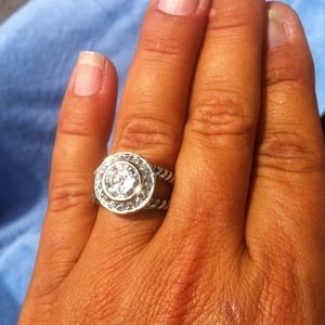 18k gold plated two tone Austrian 4k total stones