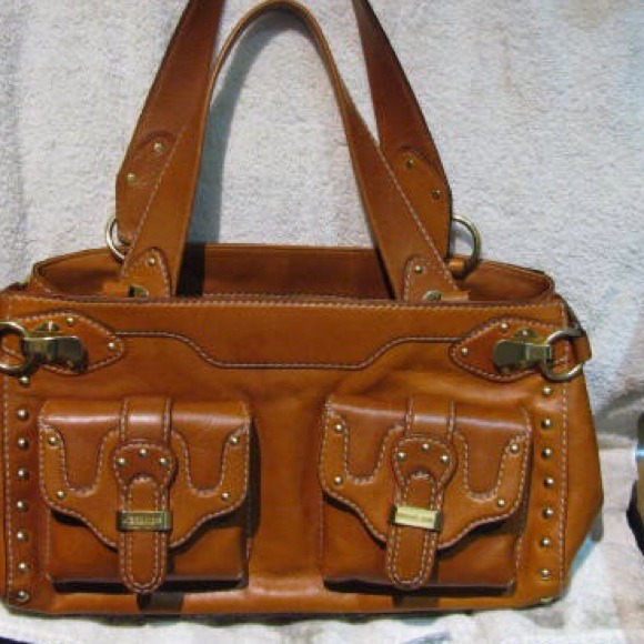 Authentic Michael Kors Leather Satchel