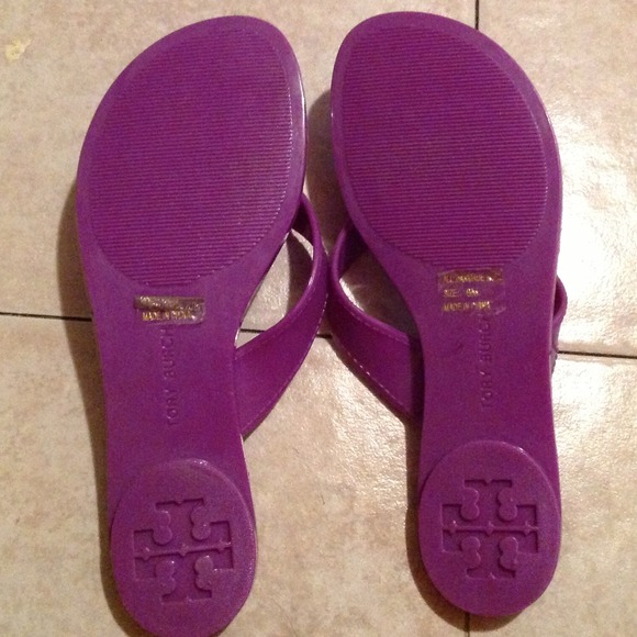 TORY BURCH Violet Thora Jelly Sz 6 - Picture 3 of 4