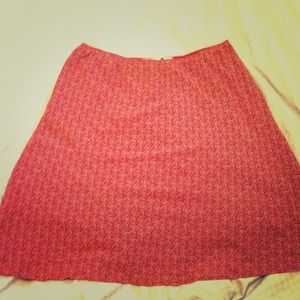 2X EDDIE BAUER RED SKIRT