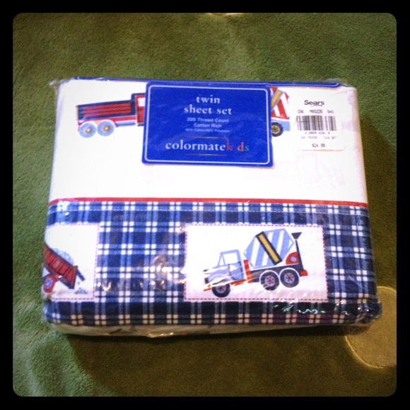 Boys twin sheet set