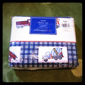 Boys twin sheet set