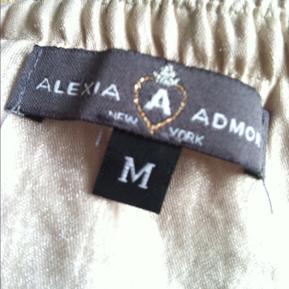 Strapless Shimmer Satin Rosette Dress - Picture 3 of 3