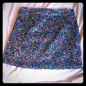 Sequined Mini Skirt - Harajuku Lovers Bag Bundle