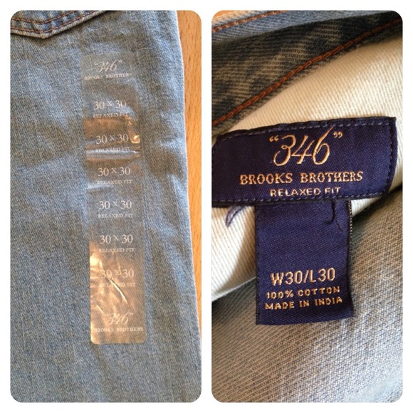 🚫Sold🚫Brooks Brothers jeans sz 30x30. NWT! - Picture 4 of 4