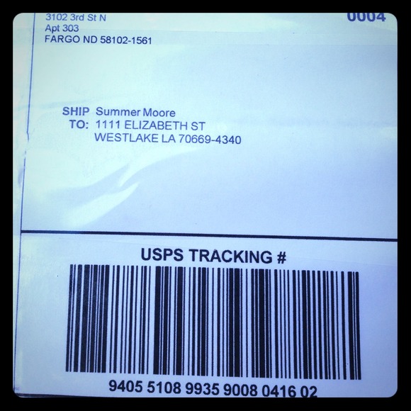 Tracking # for express jeans