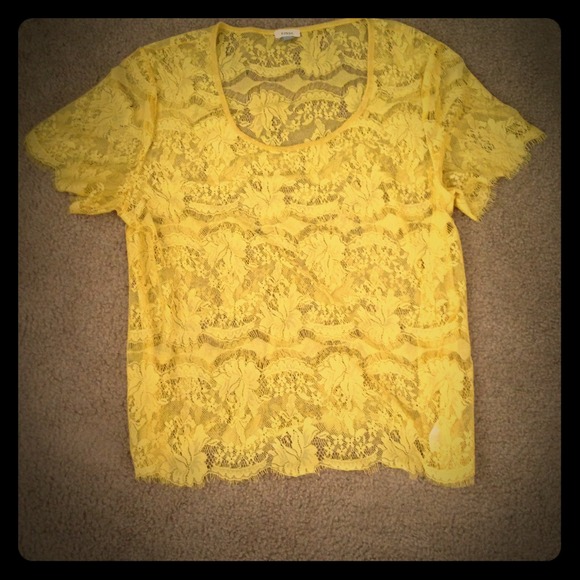 SOLD!!!!!   Fossil brand lace top Sz Large