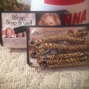 Wrap snap and go hair curlers
