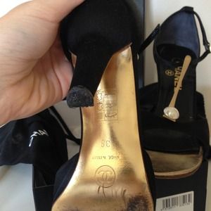 CHANEL Shoes - $✂️ CHANEL Beautiful Pearl Gold T-strap 38 CHANEL Shoes - $✂️ CHANEL Beautiful Pearl Gold T-strap 38