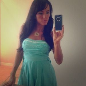 Teal dress