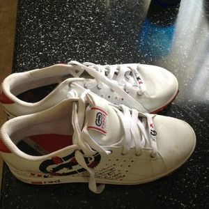Ecko white/red shoes