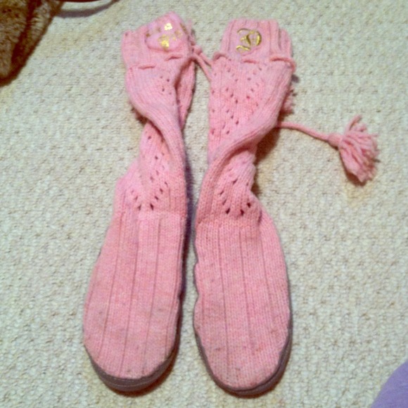 Victoria's Secret slipper boots
