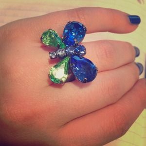 Coach butterfly ring