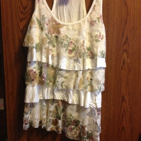 Floral Tier Tanktop