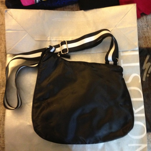 SOLD...Black cross body purse by Avon.