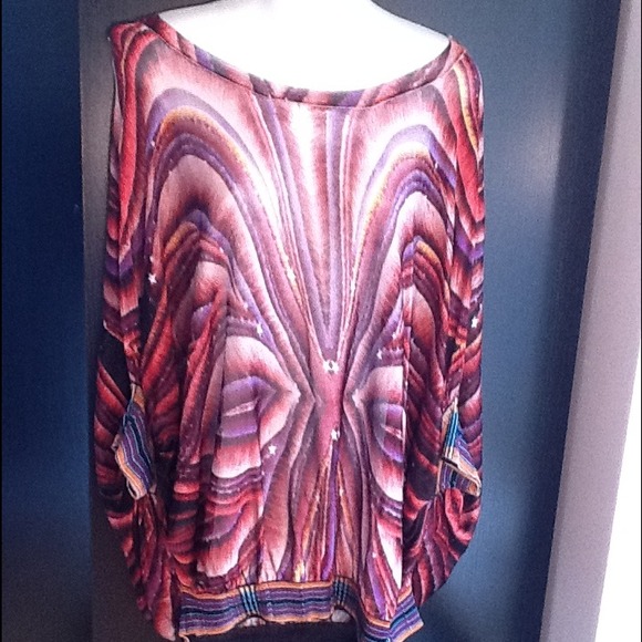 XX SOLD XX nwot Custo Barcelona printed dolman top