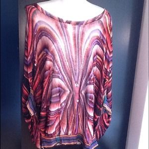 XX SOLD XX nwot Custo Barcelona printed dolman top