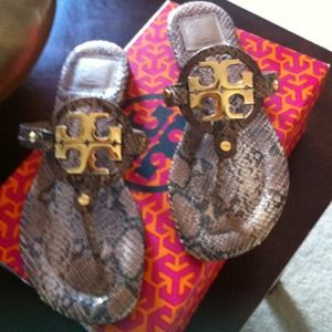 Tory burch Miller sandals and bag bundle