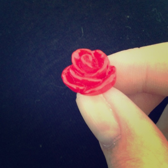 Red Rose Headphone Jack Protector