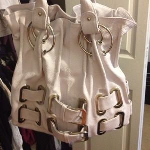 White purse