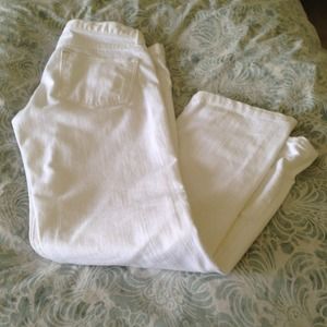 Banana republic white jeans