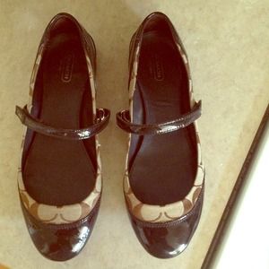 Brown Coach Flats.