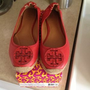 Red Tory Burch Reva Flats