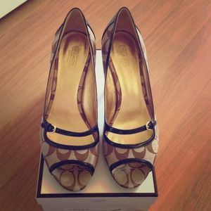 Brown Dressy Coach Heels