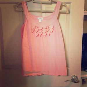 Super cute peach colored summer top!