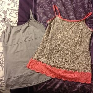 Two pack stomach slimming tank tops
