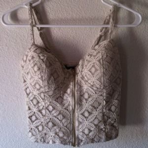Lace Bustier / Crop Top