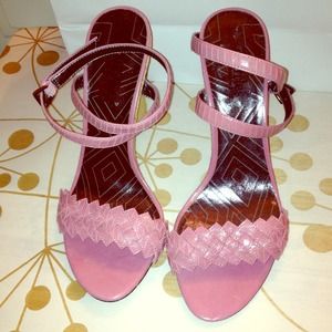 New! Charles by Charles David Wedge w/ankle straps