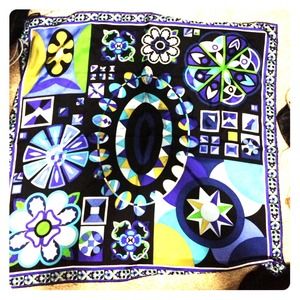 Authentic new Emilio Pucci Silk scarf