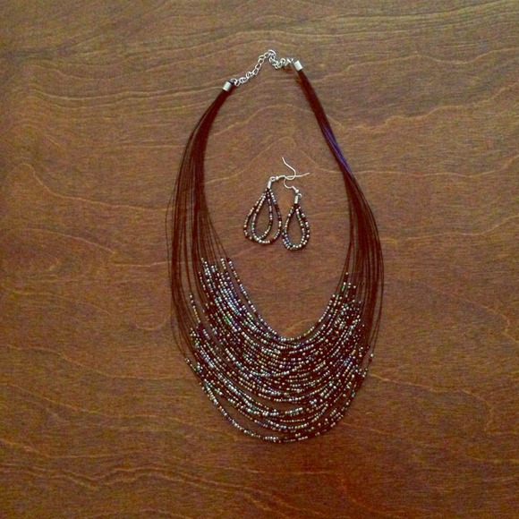 Necklace earring combo