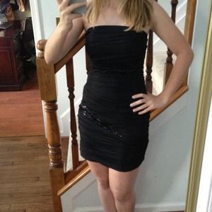 Black Bandage Dress w/ Gems
