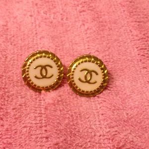 Chanel stud earrings