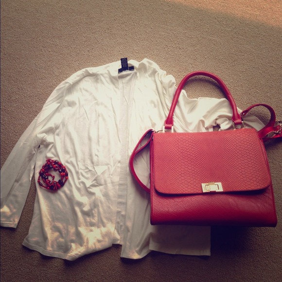 White Cardigan - very soft and light material