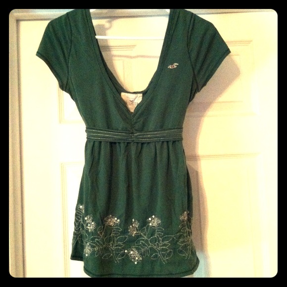 Hollister embellished top