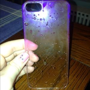 Purple rain ombré iPhone 5 case